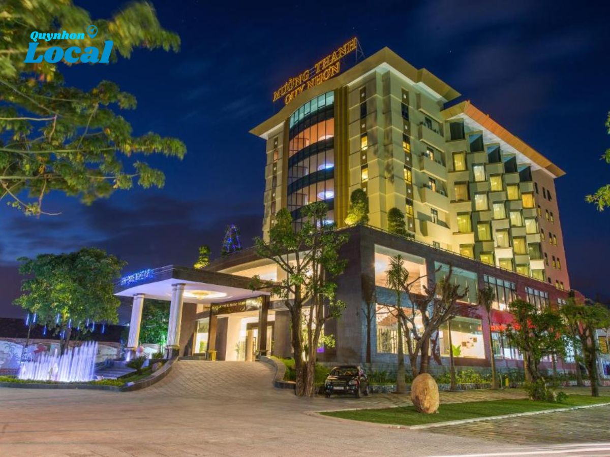 Không gian bên ngoài khách sạn Mường Thanh