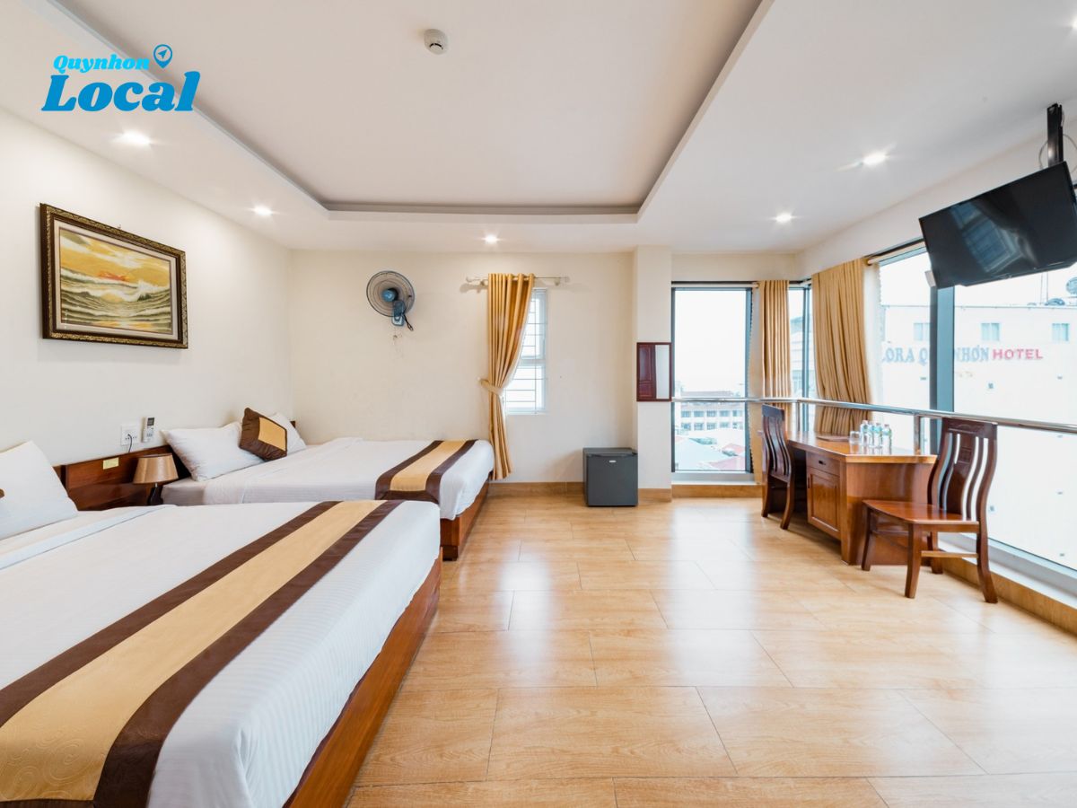 Không gian rộng rãi phù hợp với đoàn nhiều người