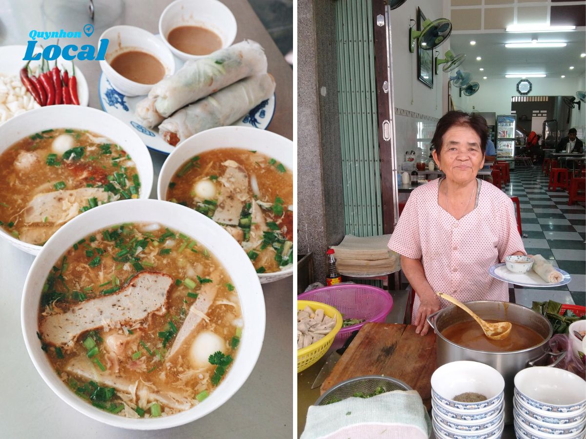 Combo bánh canh chả cá Quy Nhơn và cuốn no đến chiều