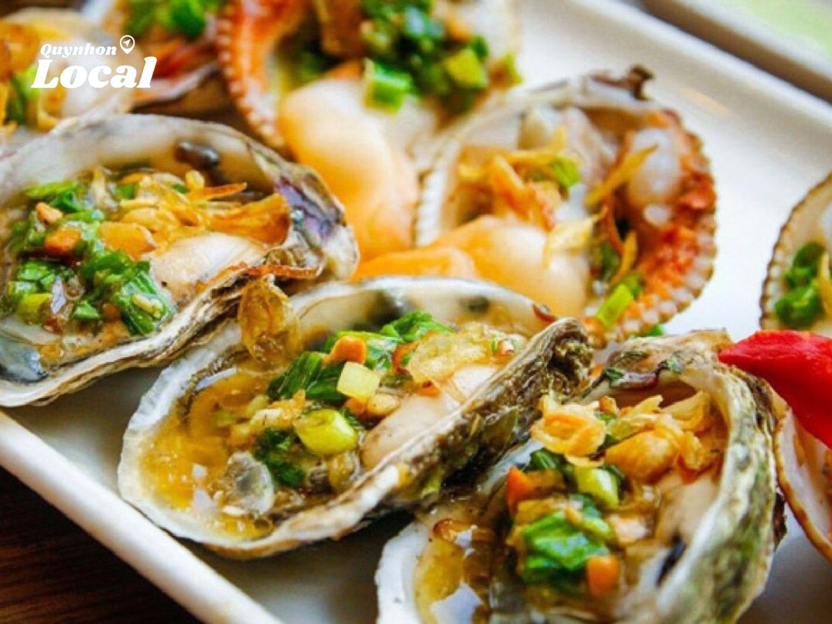 Hàu nướng mỡ hành thơm ngon, béo ngậy