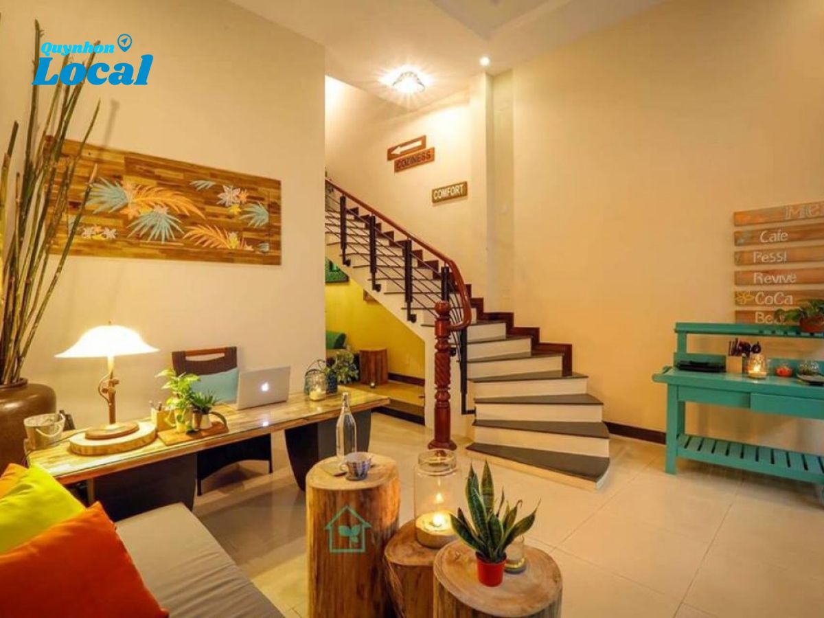 Không gian ấm cúng tại Home Quy Nhơn Bed & Room