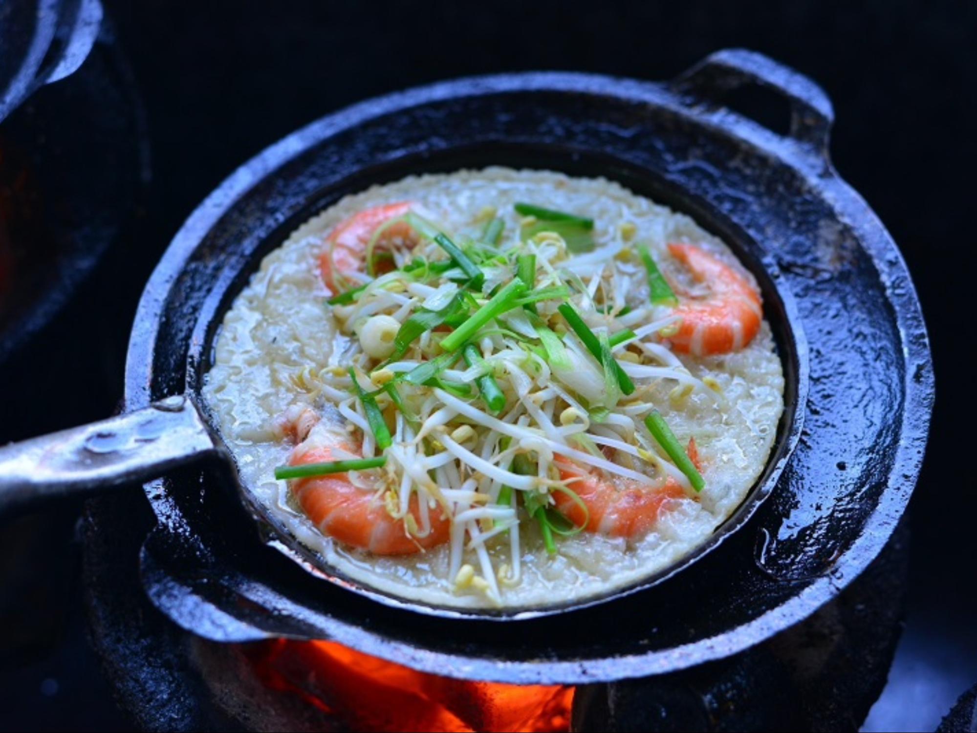 Bánh xèo tôm nhảy Rau Mầm – Đống Đa